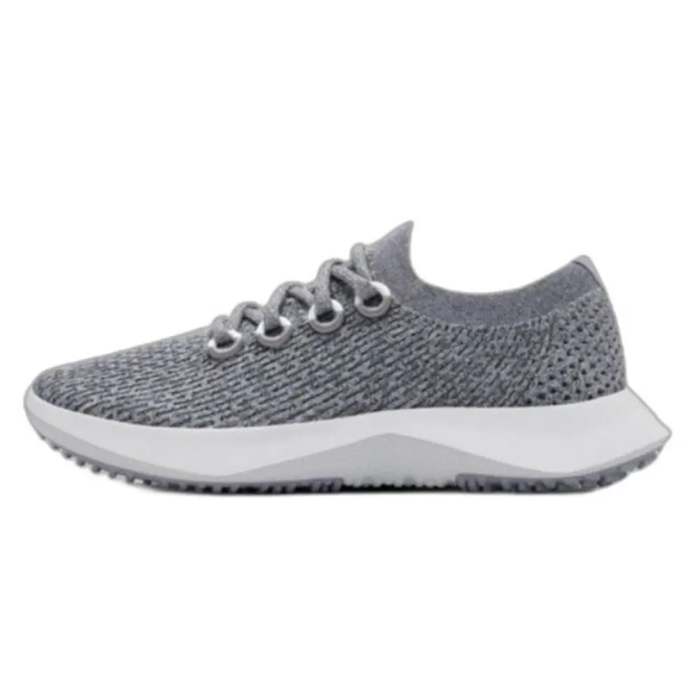 Allbirds Tree Dasher 2 Men's Gray Mesh Slip-On Lace-Up Comfy Sneaker Size 13.5